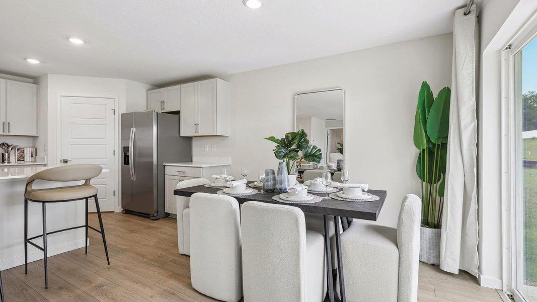 Furnished interior in a model home at Boulevard Oaks in Lady Lake (Image 11). Furnished interior in a model home at Boulevard Oaks in Lady Lake (Image 11).