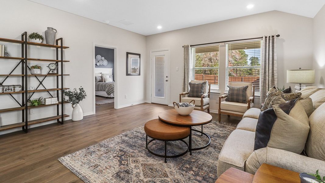 Furnished interior in a model home at River Oaks at Sawmill in Chandler (Image 13).
