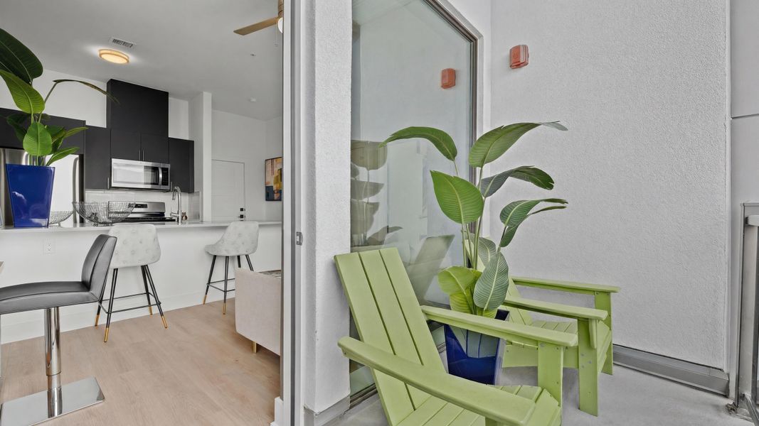 Furnished interior in a model home at Concourse at Mueller in Austin (Image 19).