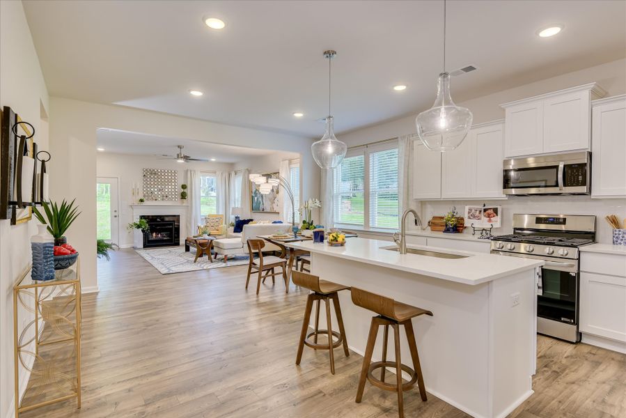 Furnished interior in a model home at Heritage Bay in Sumter (Image 5).