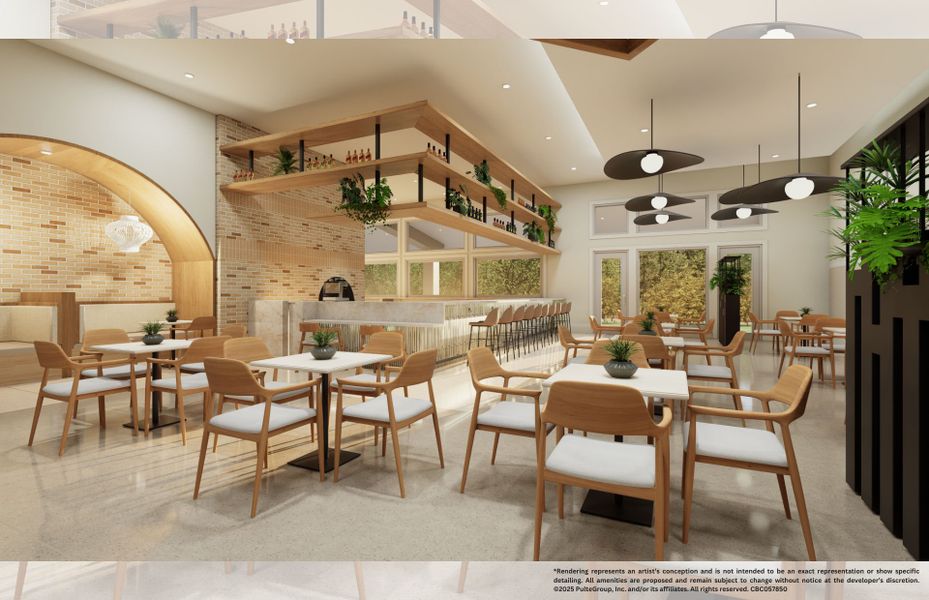 Meet with neighbors at the Horizon Grill, the restaurant at Del Webb Catalina