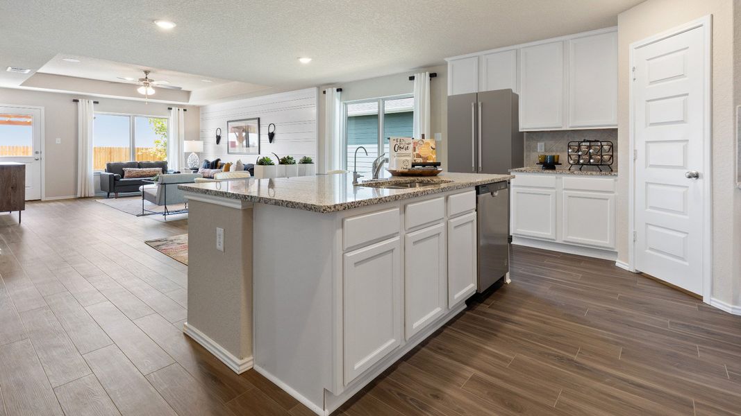 Swenson Heights Model Home Kitchen