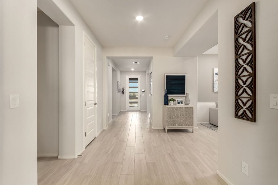 Furnished interior in a model home at Agave Springs at Teravalis in Buckeye (Image 5).