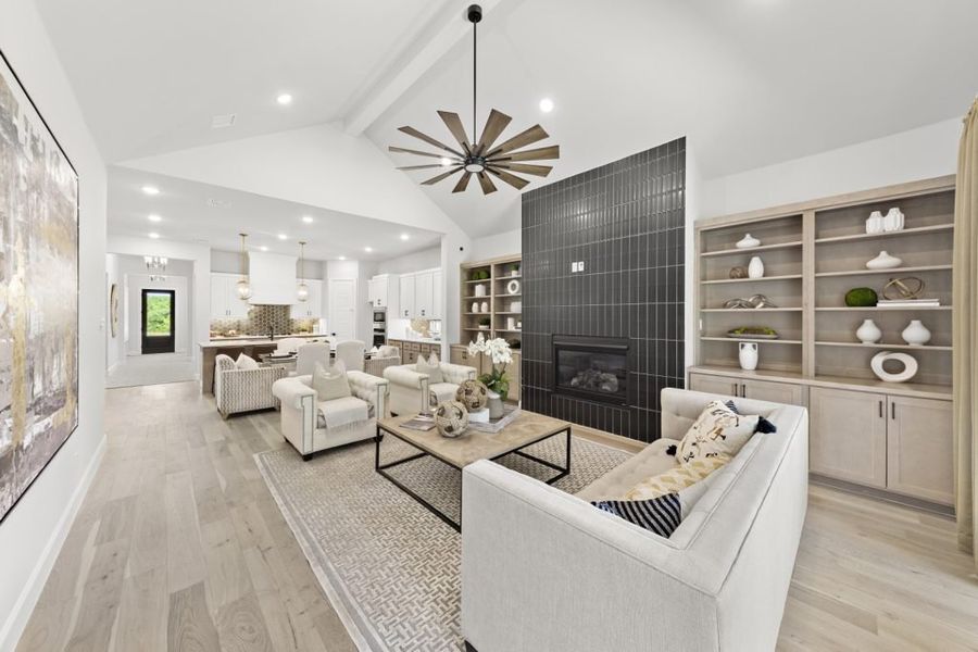Furnished interior in a model home at The Highlands in Rockwall (Image 35). Furnished interior in a model home at The Highlands in Rockwall (Image 35).