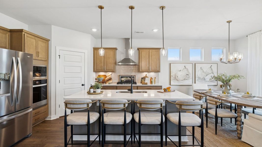 Furnished interior in a model home at Harvest Point in Spring Hill (Image 35).