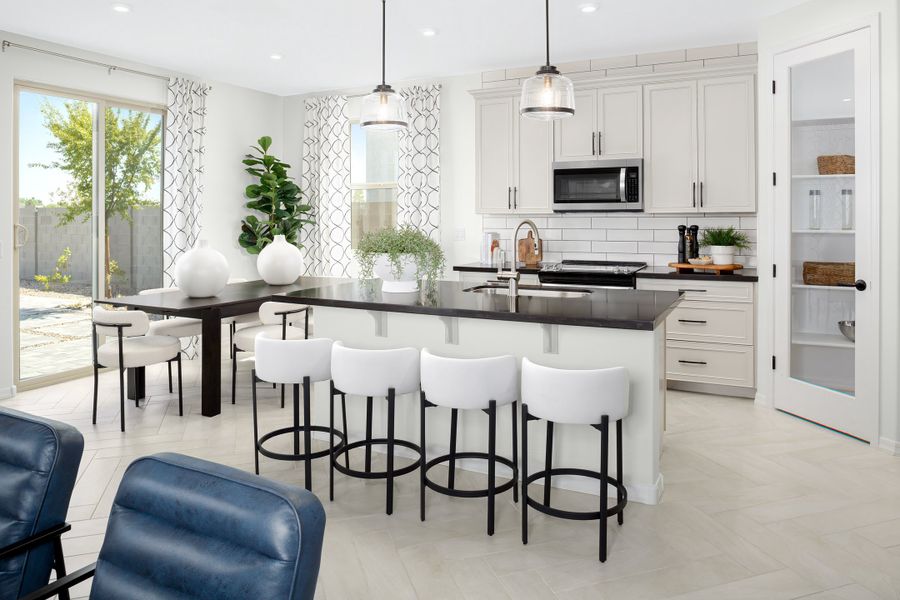 Furnished interior in a model home at Bethany Grove in Glendale (Image 15).