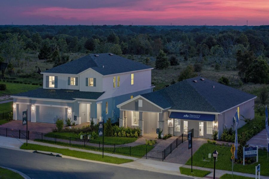 Model homes at Eagletail Landings