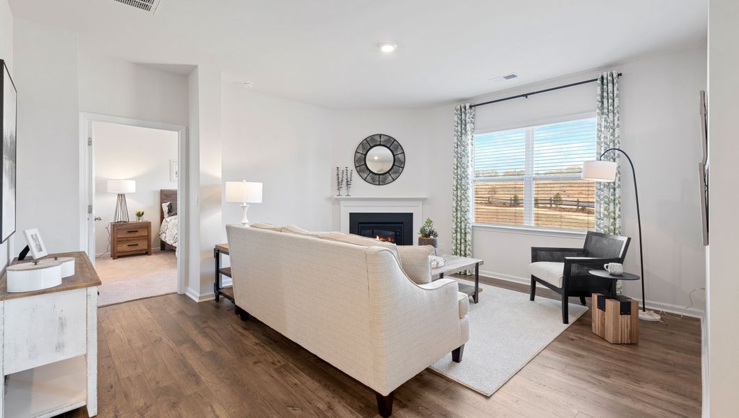 Furnished interior in a model home at Sage Grove in Lyman (Image 13).