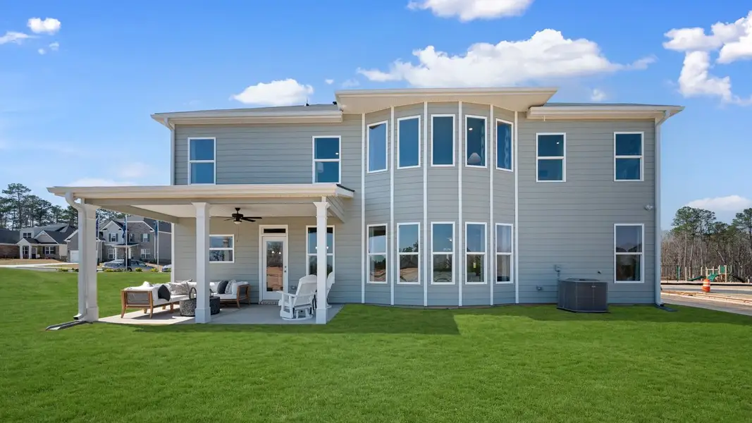 Exterior details of a home in Evergreen Crossing, Locust Grove (Image 5).