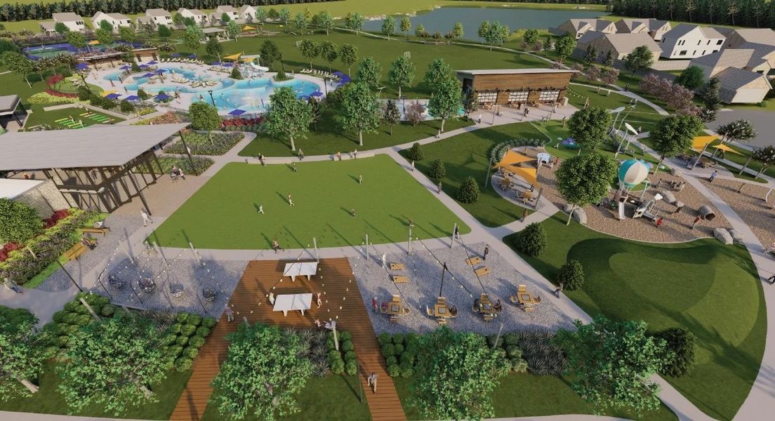 Image 14 of the Sunterra 50ft community in Katy, TX.