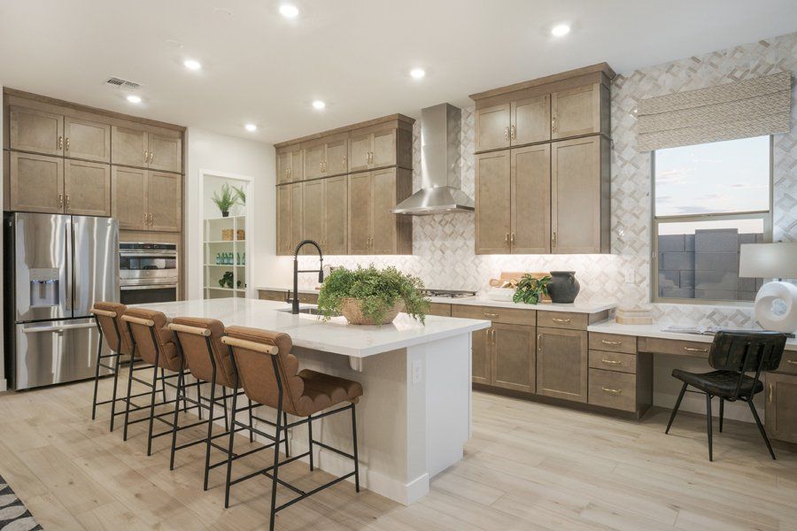 Furnished interior in a model home at Salero in Laveen (Image 12).