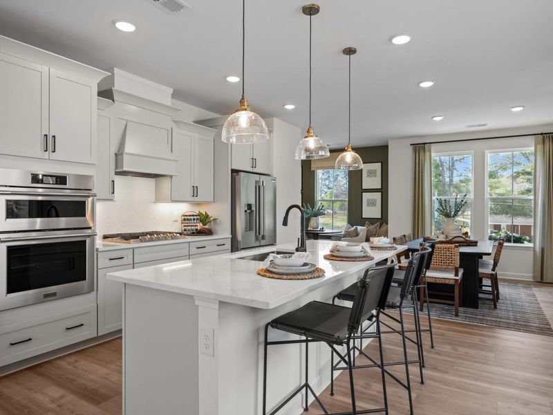 Furnished interior in a model home at Camden Park in Knightdale (Image 19).