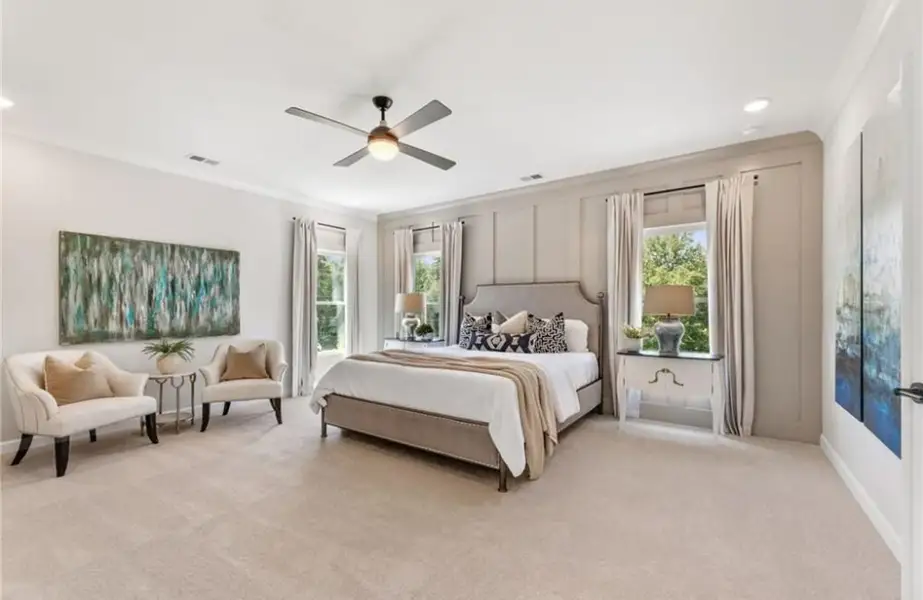 Furnished interior in a model home at Oak Grove in Marietta (Image 8).