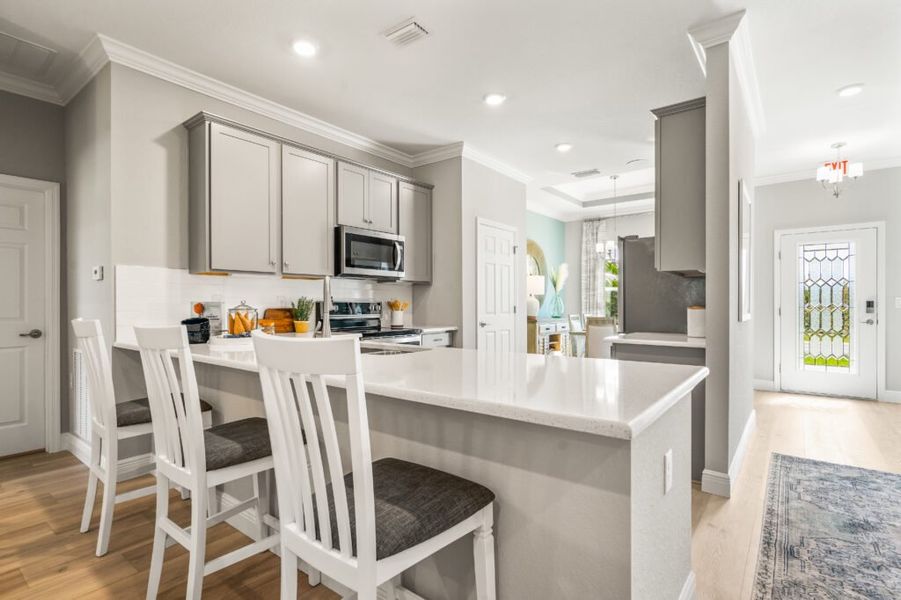 Furnished interior in a model home at Port Charlotte in Port Charlotte (Image 9). Furnished interior in a model home at Port Charlotte in Port Charlotte (Image 9).