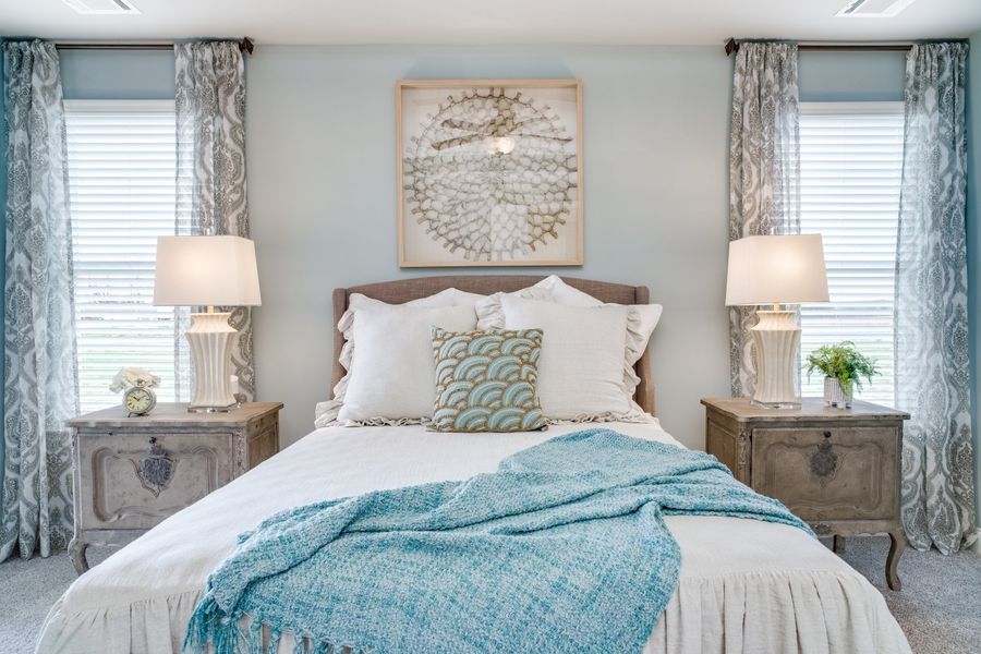 Furnished interior in a model home at Harvest Point in Spring Hill (Image 9).