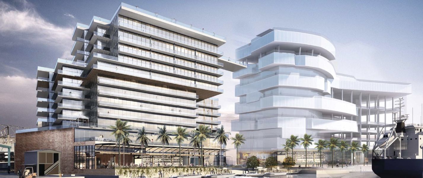 Front exterior of a home in the 555 River House Condos community, located in Miami, FL (Image 2).