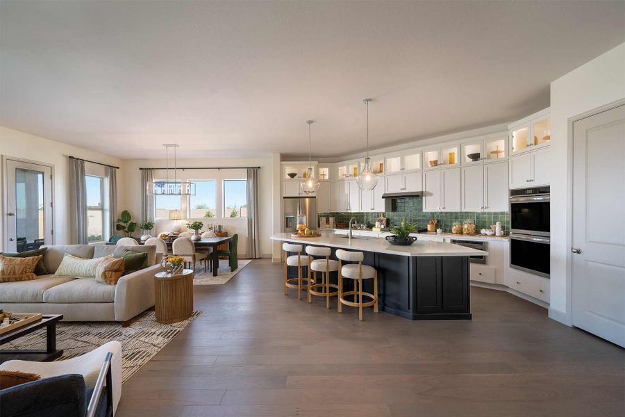 Furnished interior in a model home at Tavolo at Soleo in San Tan Valley (Image 6). Furnished interior in a model home at Tavolo at Soleo in San Tan Valley (Image 6).