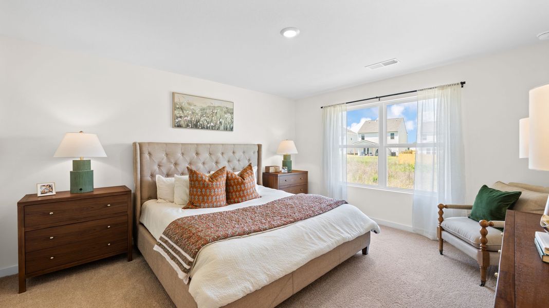 Furnished interior in a model home at Bayview at Harbor Crest in Ooltewah (Image 28).