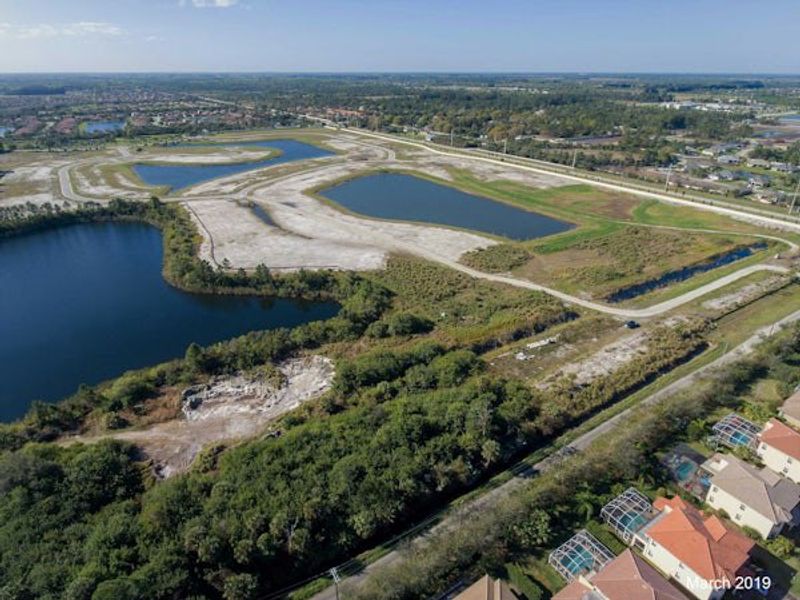 Site preparation and early development at Bent Pine Preserve in Vero Beach, FL (Image 71).