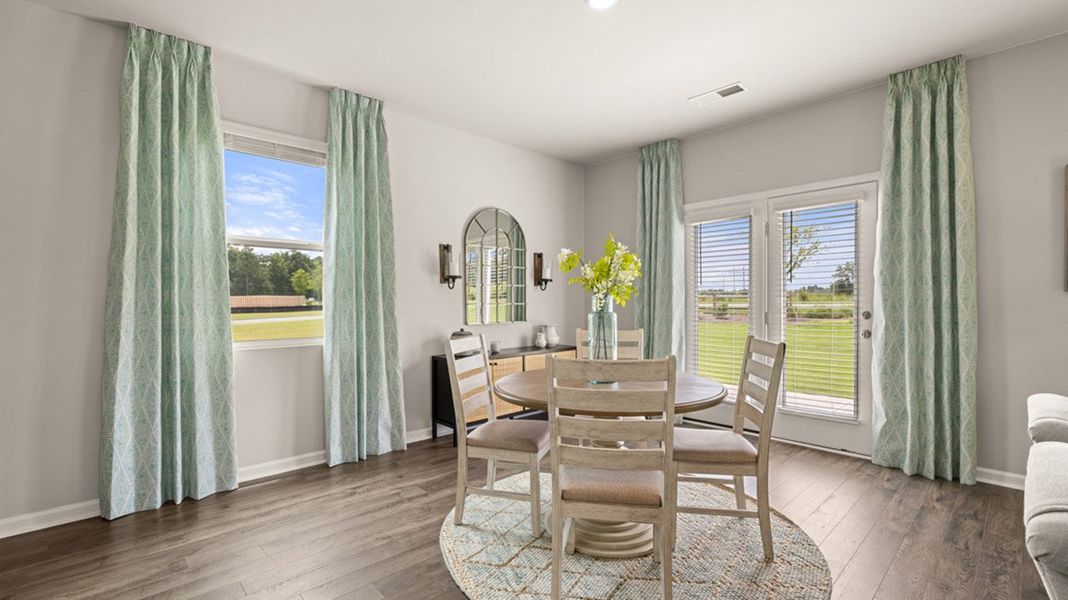 Furnished interior in a model home at Wrenfield at Chanticleer in North Augusta (Image 7). Furnished interior in a model home at Wrenfield at Chanticleer in North Augusta (Image 7).
