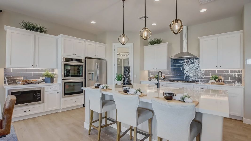 Furnished interior in a model home at Mirada Crossing in Goodyear (Image 3).