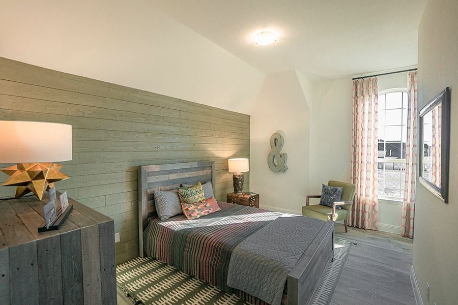 Furnished interior in a model home at Woodcreek in Fate (Image 21).