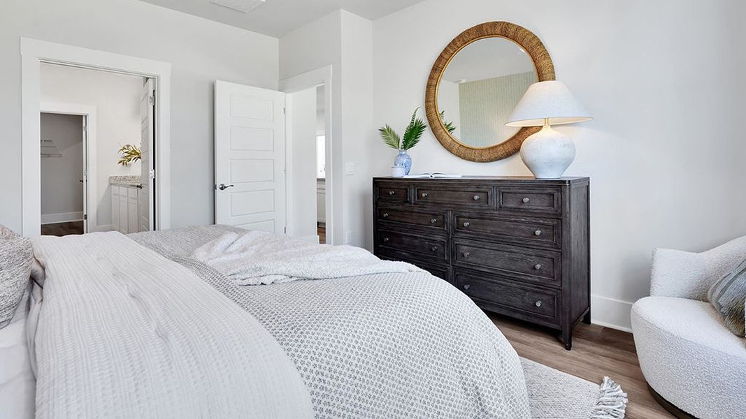 Furnished interior in a model home at Rolling Hills in Bolivia (Image 16). Furnished interior in a model home at Rolling Hills in Bolivia (Image 16).