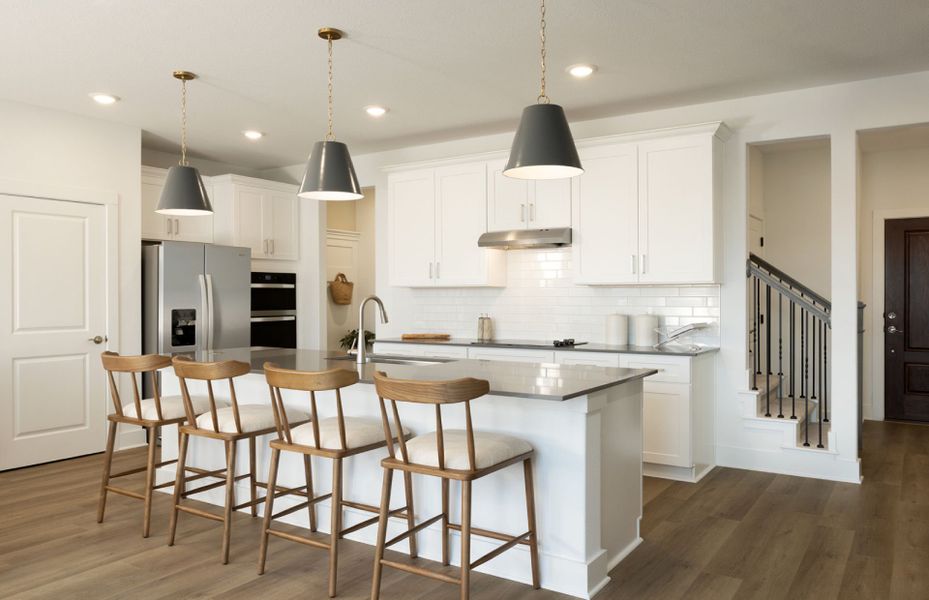 Furnished interior in a model home at Northpoint at Old Settlers in Round Rock (Image 7).