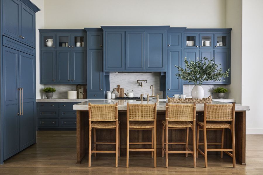 Furnished interior in a model home at Park Place - 80' Lots in Prosper (Image 23).