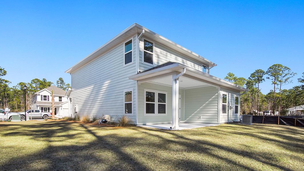Exterior details of a home in Nellie Preserve, Santa Rosa Beach (Image 3).