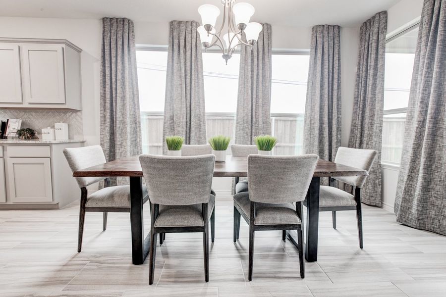 Furnished interior in a model home at Palmilla Springs in Fort Worth (Image 11).