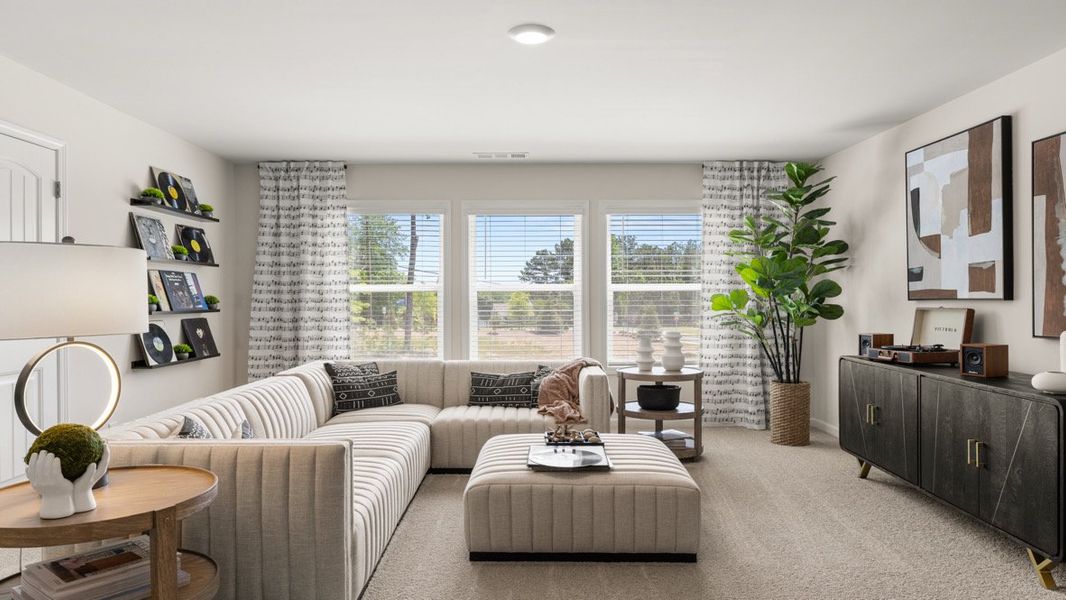 Furnished interior in a model home at Butner Estates in South Fulton (Image 25).