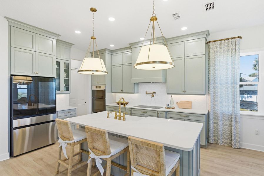 Furnished interior in a model home at Beachview Cove in Ormond Beach (Image 57).