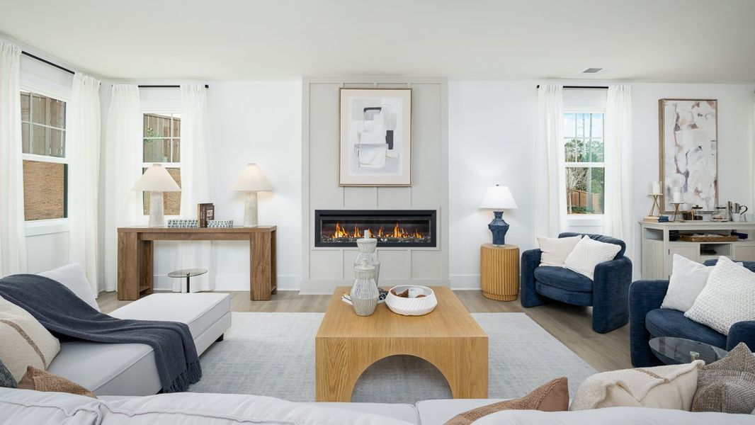 Furnished interior in a model home at The Village at Sandy Plains in Marietta (Image 10).