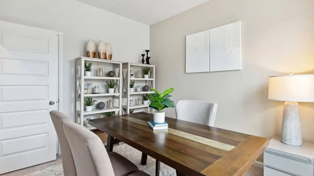 Furnished interior in a model home at The Vines: Pines in Charlotte (Image 10).