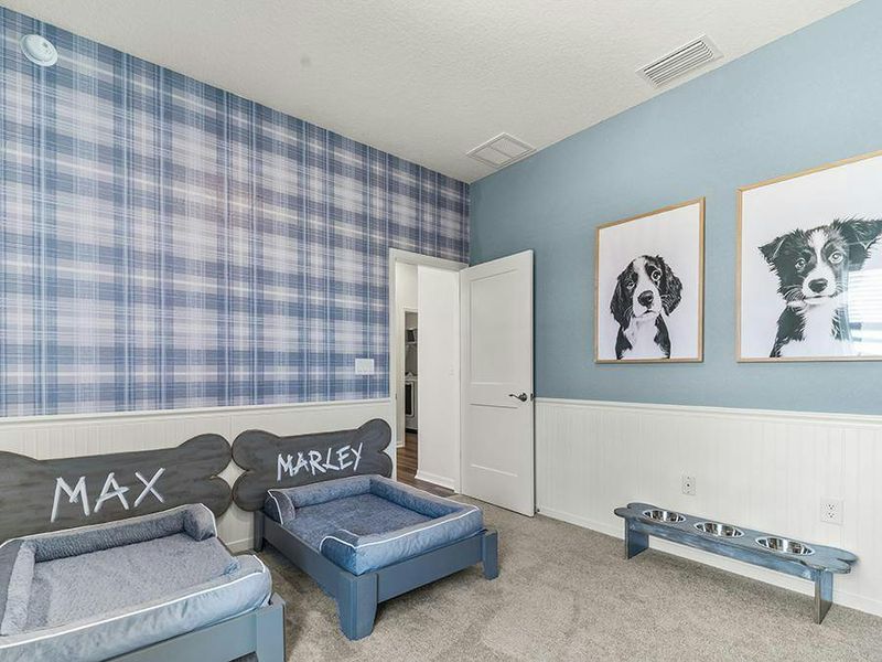 Including your furry family members - Westin II home plan