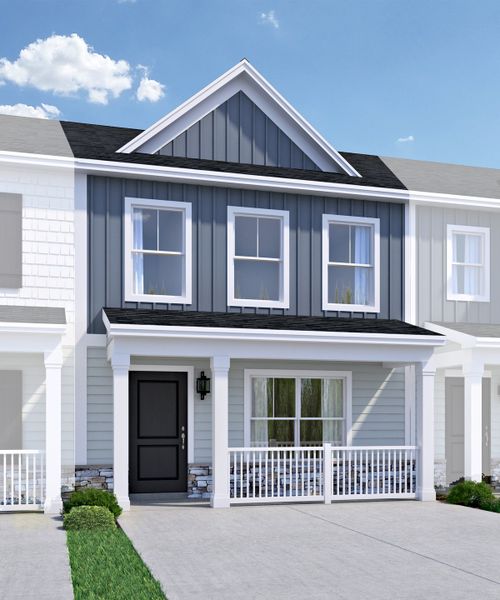 Front exterior of a home in the Pinehaven community, located in Laurens, SC (Image 2).