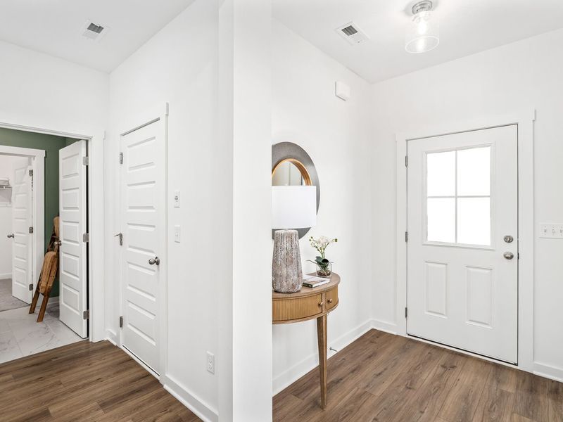 Furnished interior in a model home at Calista Farms in White House (Image 7). Furnished interior in a model home at Calista Farms in White House (Image 7).
