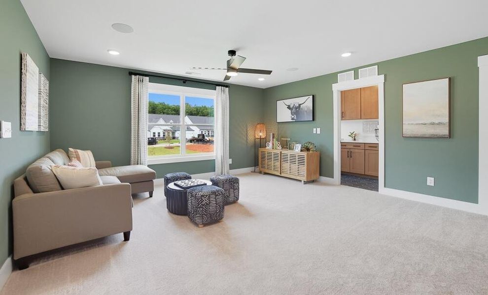 Furnished interior in a model home at Arbordale in Elgin (Image 11).