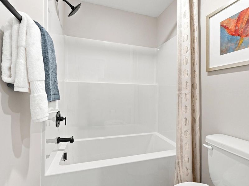 Furnished interior in a model home at Bailey Park in Fayetteville (Image 40).