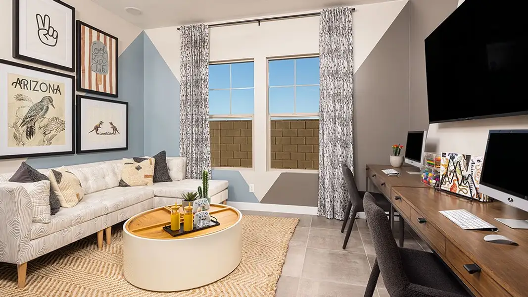 Furnished interior in a model home at Aloravita South in Peoria (Image 4).