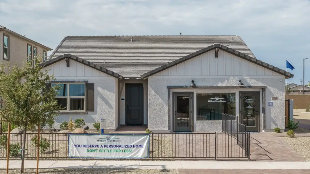 Front exterior of a home in the The Grove at El Cidro community, located in Goodyear, AZ (Image 4).
