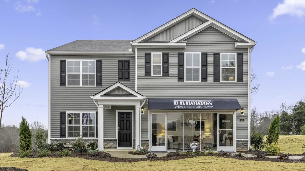 Front exterior of a home in the Quail Haven community, located in Winston-Salem, NC (Image 1). Front exterior of a home in the Quail Haven community, located in Winston-Salem, NC (Image 1).