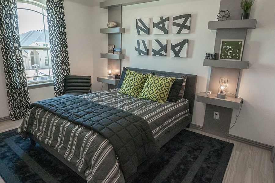 Furnished interior in a model home at Dove Chase in Mansfield (Image 26).