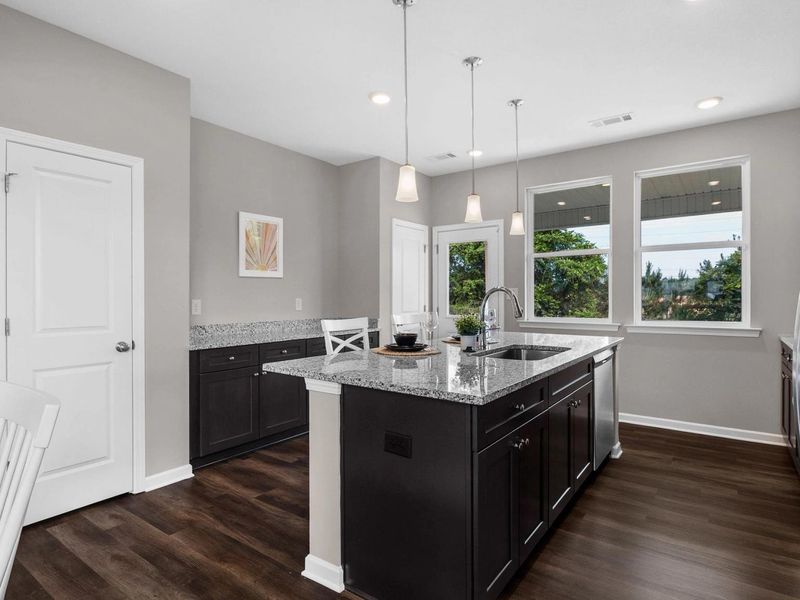 Furnished interior in a model home at Ivy Glen in Perry (Image 12).