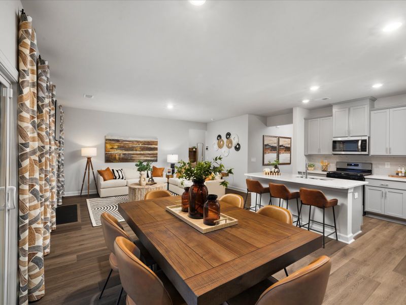 Furnished interior in a model home at Maxwell Commons in Easley (Image 3).