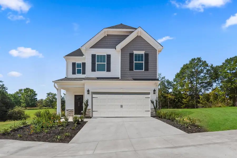 Front exterior of a home in the Bridgeport Single Family Homes community, located in Greenville, SC (Image 2).