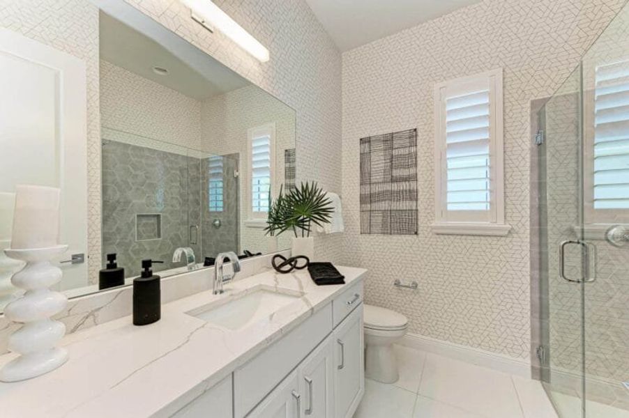 Furnished interior in a model home at The Willows in Parrish (Image 50). Furnished interior in a model home at The Willows in Parrish (Image 50).