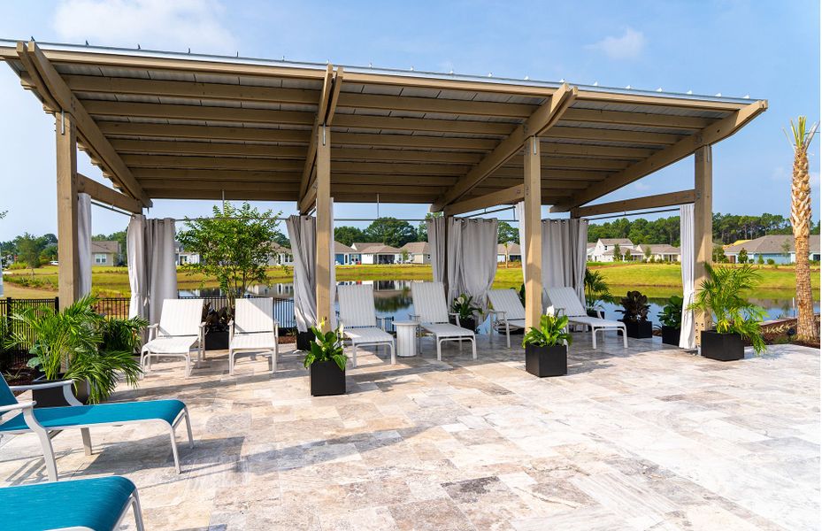 Resort-Style Cabanas