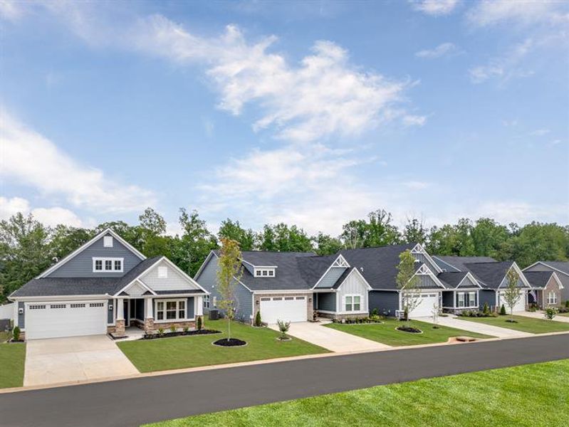 Front exterior of a home in the Claiborne community, located in Landrum, SC (Image 5).